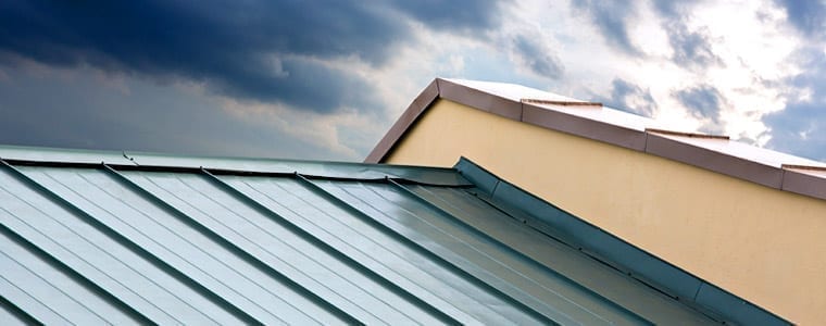 green metal roofing
