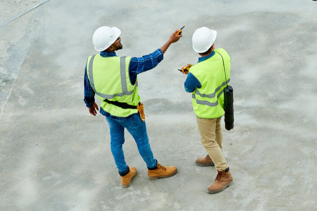 Subcontractor meeting on the jobsite