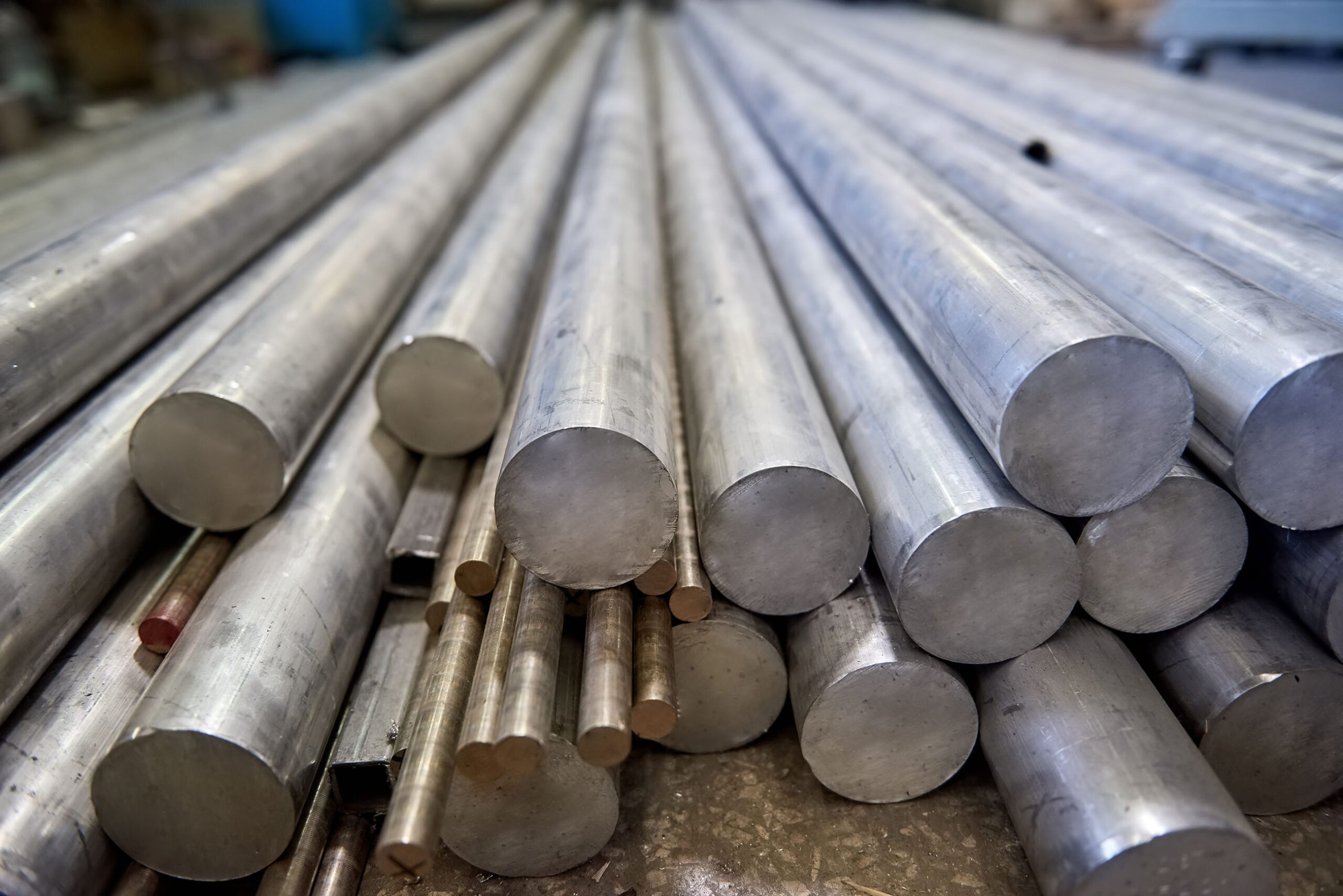 Pile of Metal Rods